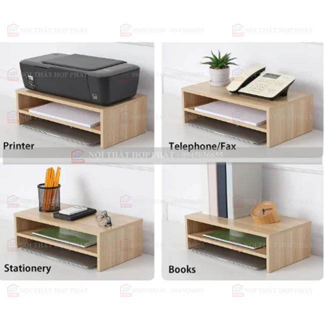 Kệ màn hình cho máy tính, ti vi KMHG003 - Kệ Màn Hình 2 Tầng