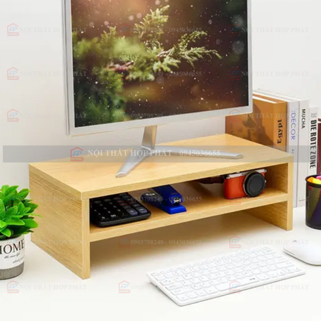 Kệ màn hình cho máy tính, ti vi KMHG003 - Kệ Màn Hình 2 Tầng