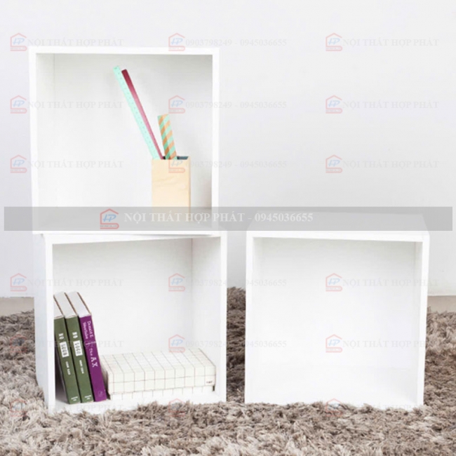 Tủ Sách - Kệ Sách - Kệ Trang Trí Gỗ KTTG001