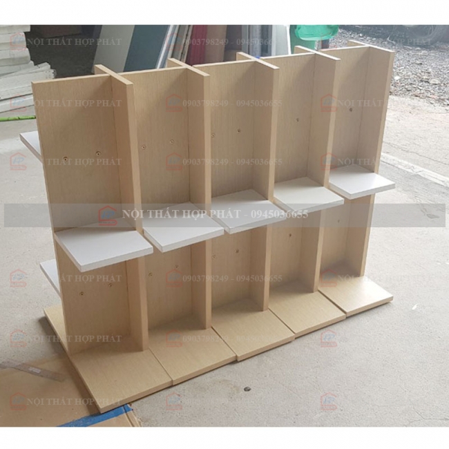 Tủ Sách - Kệ Sách - Kệ Trang Trí Gỗ KTTG003