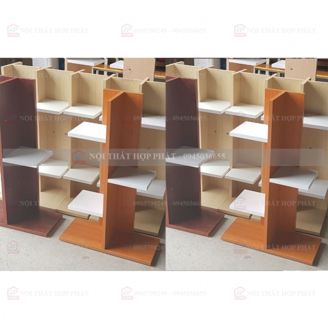 Tủ Sách - Kệ Sách - Kệ Trang Trí Gỗ KTTG003