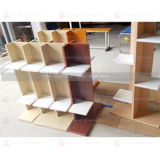 Tủ Sách - Kệ Sách - Kệ Trang Trí Gỗ KTTG003