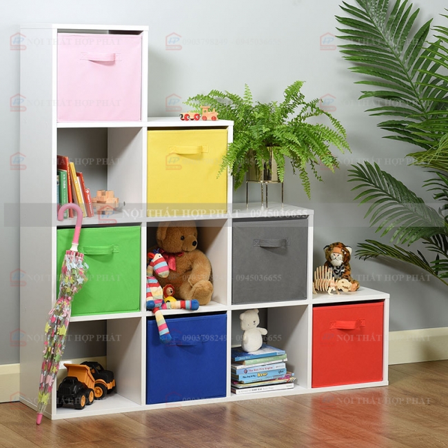 Tủ Sách - Kệ Sách - Kệ Trang Trí Gỗ KTTG033