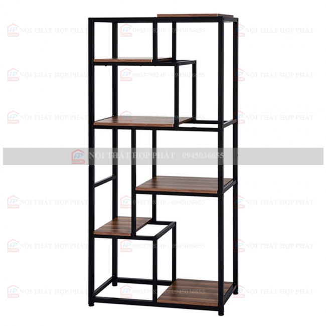 Tủ Sách - Kệ Sách - Kệ Trang Trí Sắt KTTS003