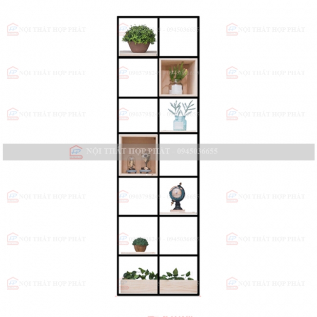 Tủ Sách - Kệ Sách - Kệ Trang Trí Sắt KTTS004