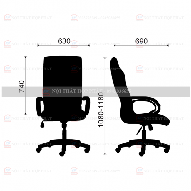 Ghế Da CN Lãnh Đạo M1071-02