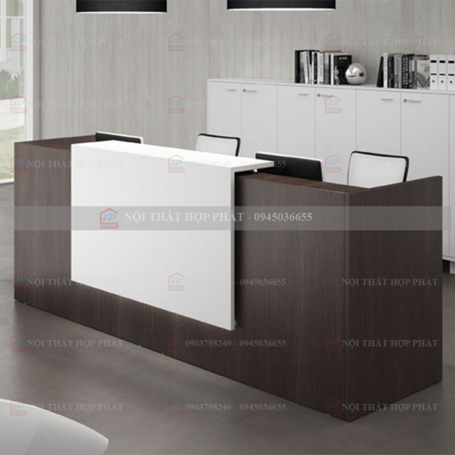 Quầy Lễ Tân Cao QLTCG008 - Quầy Lễ Tân, Quầy Tiếp Tân, Quầy Khách Sạn, Quầy Thu Ngân