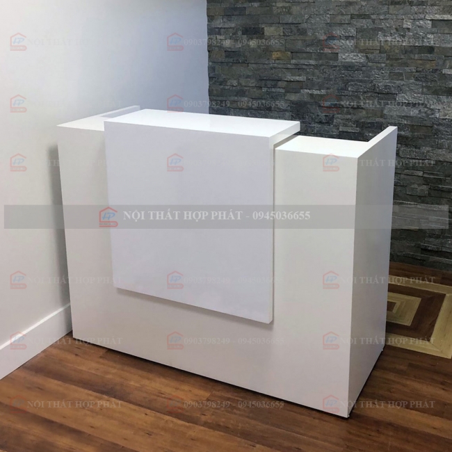 Quầy Lễ Tân Cao QLTCG008 - Quầy Lễ Tân, Quầy Tiếp Tân, Quầy Khách Sạn, Quầy Thu Ngân