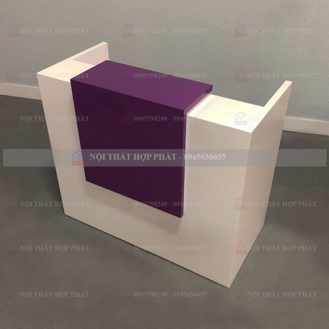 Quầy Lễ Tân Cao QLTCG008 - Quầy Lễ Tân, Quầy Tiếp Tân, Quầy Khách Sạn, Quầy Thu Ngân