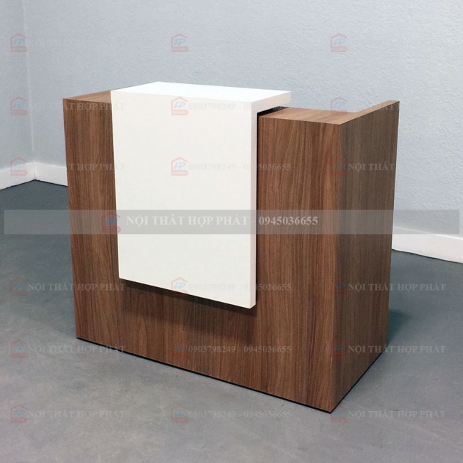 Quầy Lễ Tân Cao QLTCG008 - Quầy Lễ Tân, Quầy Tiếp Tân, Quầy Khách Sạn, Quầy Thu Ngân