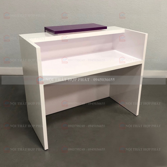 Quầy Lễ Tân Cao QLTCG008 - Quầy Lễ Tân, Quầy Tiếp Tân, Quầy Khách Sạn, Quầy Thu Ngân