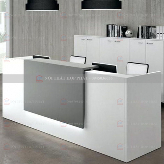 Quầy Lễ Tân Cao QLTCG008 - Quầy Lễ Tân, Quầy Tiếp Tân, Quầy Khách Sạn, Quầy Thu Ngân