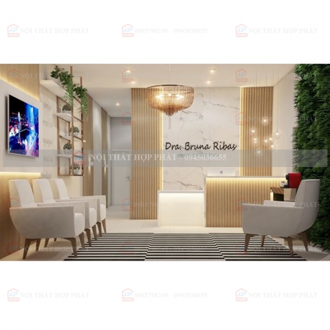 Quầy Lễ Tân Cao QLTCG013 - Quầy Lễ Tân, Quầy Tiếp Tân, Quầy Khách Sạn, Quầy Thu Ngân