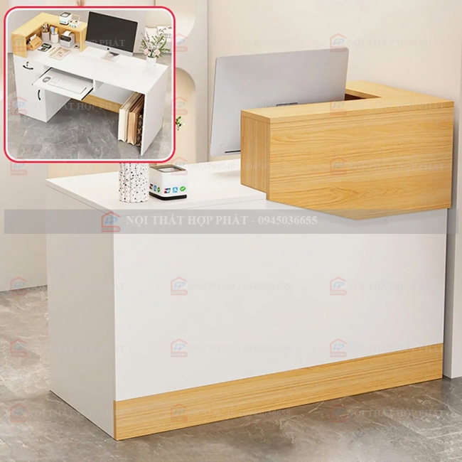 Quầy Lễ Tân Mini QLTMN010