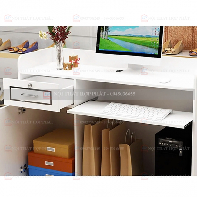 Quầy Lễ Tân Mini QLTMN020