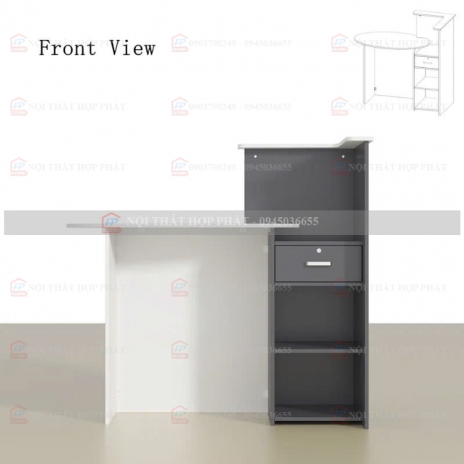 Quầy Lễ Tân Mini QLTMN024