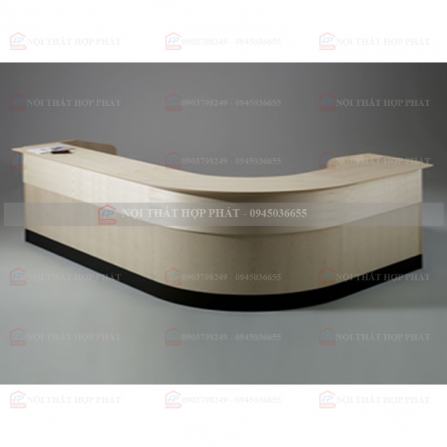 Quầy Lễ Tân Thấp QLTTG619 - Quầy Thu Ngân, Quầy Trung Tâm, Quầy Gỗ Công Nghiệp Hiện Đại