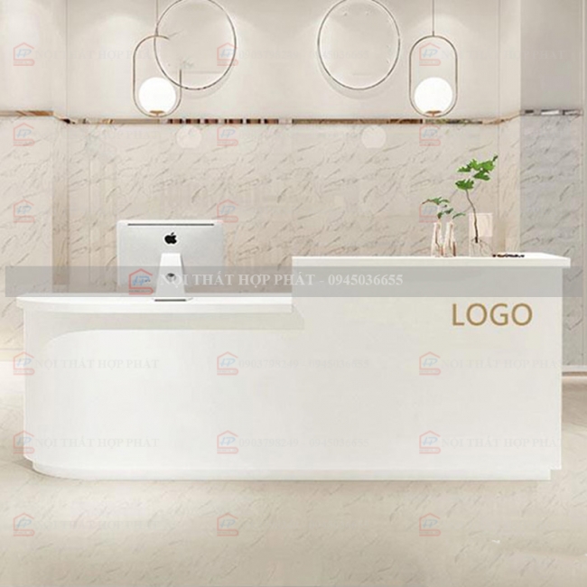 Quầy Thanh Toán QTTG006 - Quầy Thu Ngân Quán Cafe, Shop, Quầy Mini, Quầy Gỗ Đa Năng
