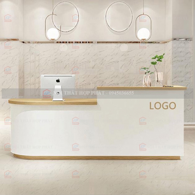 Quầy Thanh Toán QTTG006 - Quầy Thu Ngân Quán Cafe, Shop, Quầy Mini, Quầy Gỗ Đa Năng
