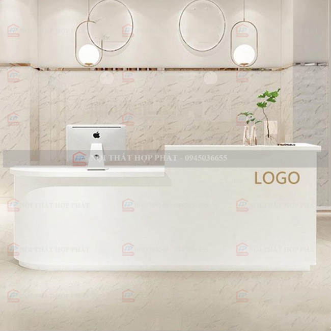 Quầy Thanh Toán QTTG006 - Quầy Thu Ngân Quán Cafe, Shop, Quầy Mini, Quầy Gỗ Đa Năng
