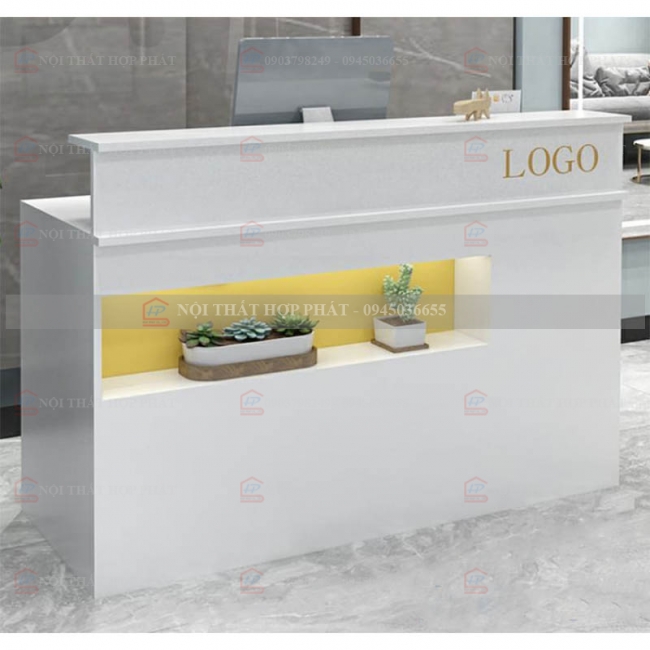 Quầy Thanh Toán QTTG019 - Quầy Thu Ngân Quán Cafe, Shop, Quầy Mini, Quầy Gỗ Đa Năng