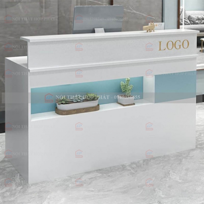 Quầy Thanh Toán QTTG019 - Quầy Thu Ngân Quán Cafe, Shop, Quầy Mini, Quầy Gỗ Đa Năng