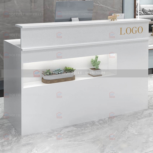 Quầy Thanh Toán QTTG019 - Quầy Thu Ngân Quán Cafe, Shop, Quầy Mini, Quầy Gỗ Đa Năng