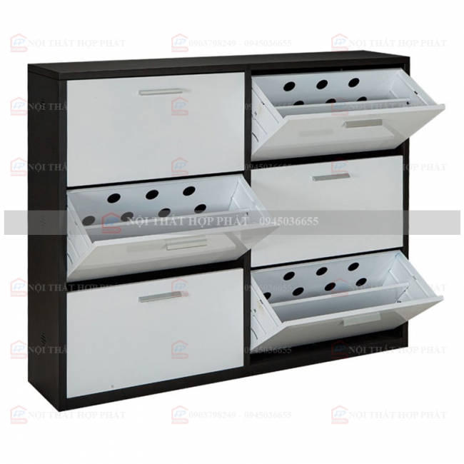 Tủ Giầy Thép Sơn Tĩnh Điện TG06-3