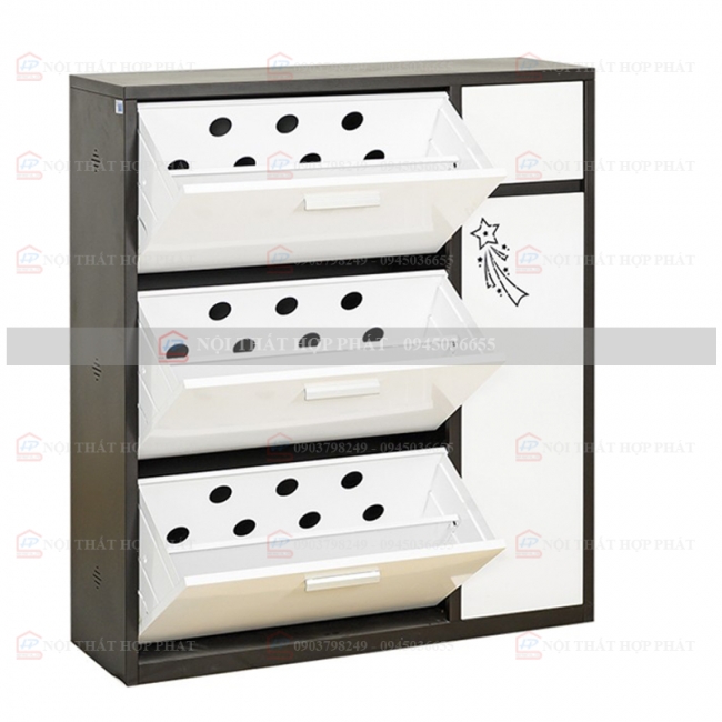 Tủ Giầy Thép Sơn Tĩnh Điện TG07