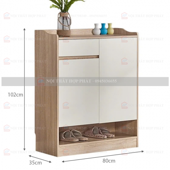 Tủ Giầy Hiện Đại Gỗ TGG012