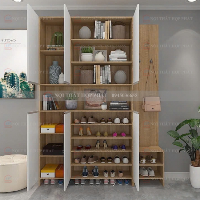 Tủ Giầy Hiện Đại Gỗ TGG023
