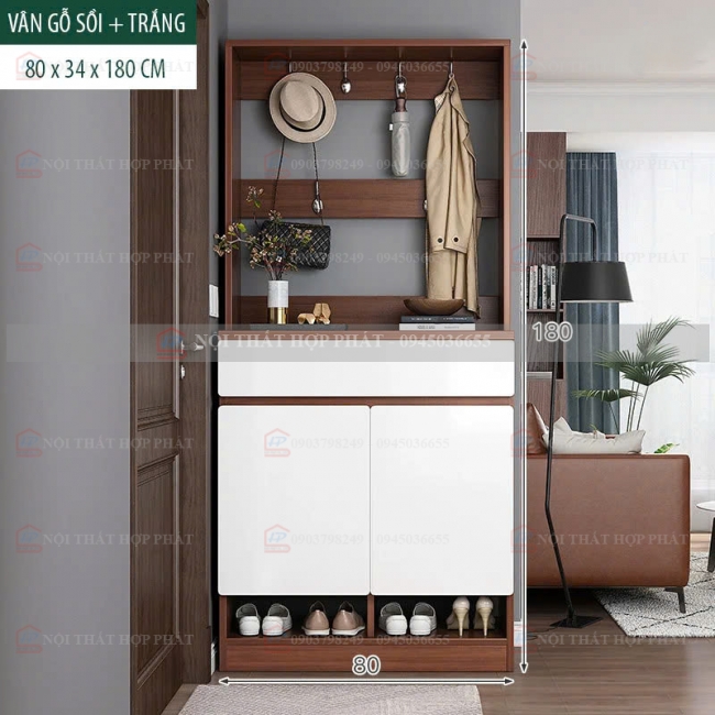 Tủ Giầy Hiện Đại Gỗ TGG024