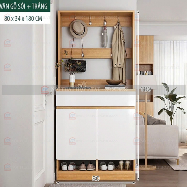 Tủ Giầy Hiện Đại Gỗ TGG024
