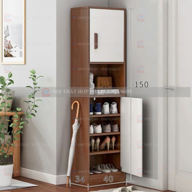 Tủ Giầy Hiện Đại Gỗ TGG026