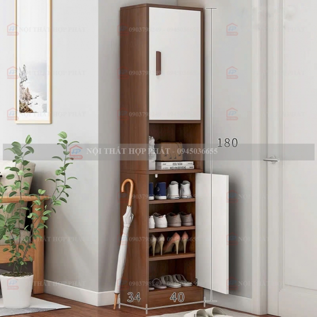 Tủ Giầy Hiện Đại Gỗ TGG026