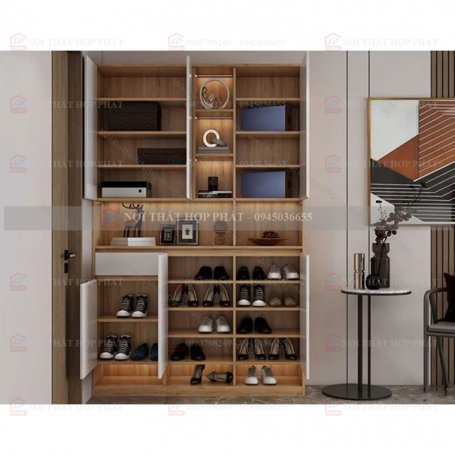 Tủ Giầy Hiện Đại Gỗ TGG032