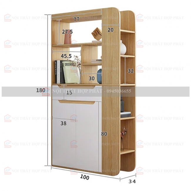 Tủ Giầy Hiện Đại Gỗ TGG033