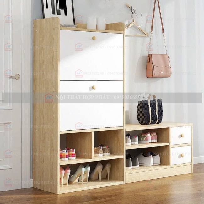 Tủ Giầy Hiện Đại Gỗ TGG039