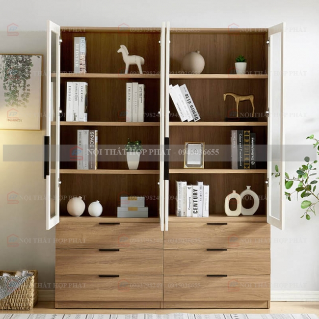 Tủ Hồ Sơ Tài Liệu Cao Gỗ THSCG014