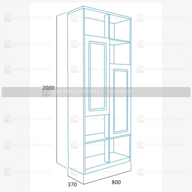 Tủ Hồ Sơ Tài Liệu Cao Gỗ THSCG020