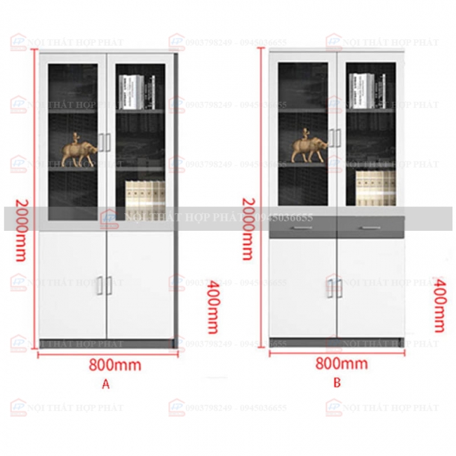 Tủ Hồ Sơ Tài Liệu Cao Gỗ THSCG027
