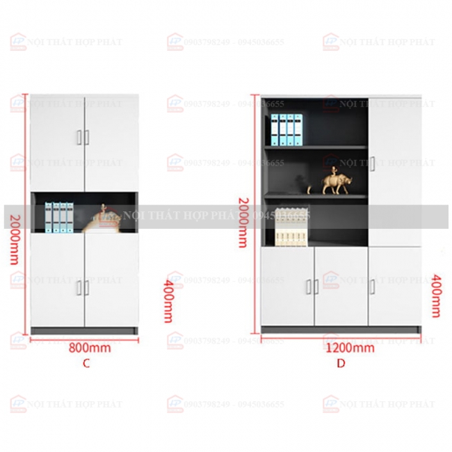 Tủ Hồ Sơ Tài Liệu Cao Gỗ THSCG027