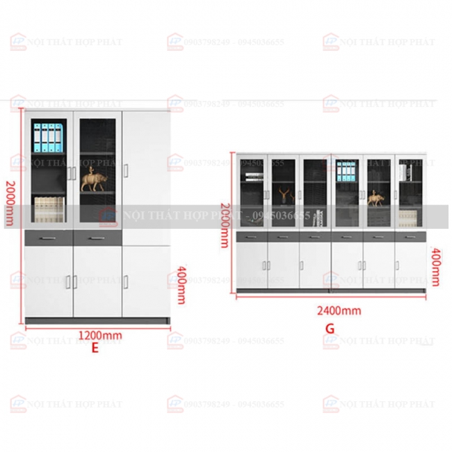 Tủ Hồ Sơ Tài Liệu Cao Gỗ THSCG027