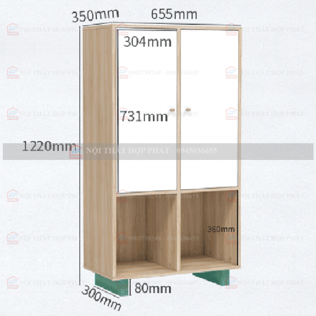 Tủ Hồ Sơ Tài Liệu Cao Gỗ THSCG032
