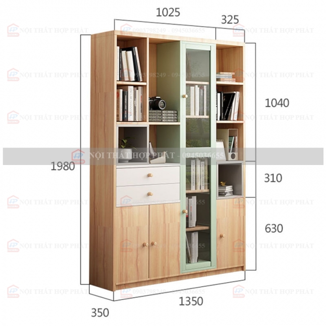 Tủ Hồ Sơ Tài Liệu Cao Gỗ THSCG035