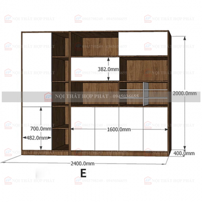Tủ Hồ Sơ Tài Liệu Cao Gỗ THSCG041