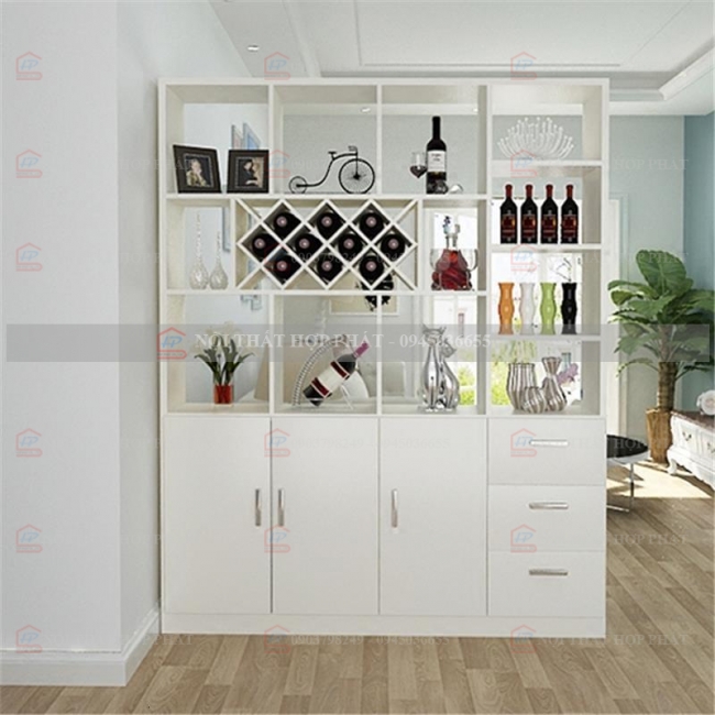 Tủ Rượu Trang Trí Gỗ Đẹp TRG011