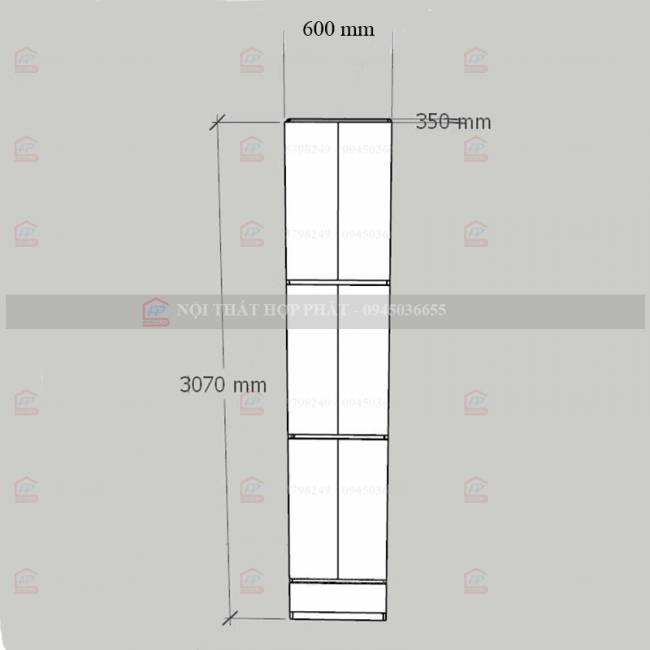Tủ Trang Trí Gỗ TTTG009