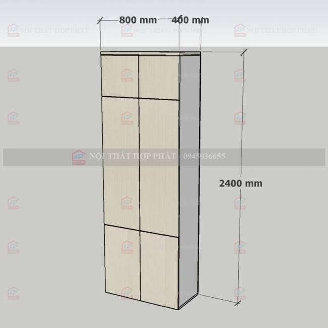 Tủ Trang Trí Gỗ TTTG021