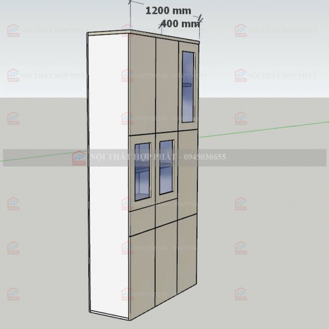 Tủ Trang Trí Gỗ TTTG023